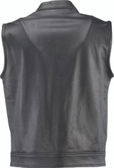 Kuryakyn 094398 - Leather By River Road Vandal Club Vest Black - Small