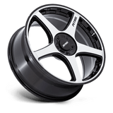 Petrol PE003DB19800035 - Pe003 P2e 19X8 Gloss Black W/ Machined Face
