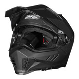 Simpson Motorcycle XB3LG - XCURSION BANDIT HELMET MATTE BLACK LARGE