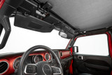 Bestop 52612-35 - Jeep Bikini Top Header Safari Bikini Tops For Jeep 2024-Current Wrangler JL 4 Door Black Diamond Fabric