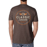 Classic Instruments CIAP-TSDBCMXL - DARK BROWN W/ CROSSEAMERICAN FRONT LOGO MEN'S