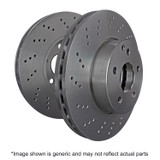 EBC RK2173XD - 15-21 Mercedes-Benz C300 (W205) 2.0T RK Premium Cross-Drilled Front Rotors