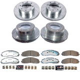 PowerStop K9224-36 - Power Stop 23-24 Ford F-250 Super Duty Front and Rear Z36 Truck & Tow Brake Kit
