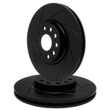 R1 Concepts WCPN1-74009 - Brake Rotor- Slotted - Black