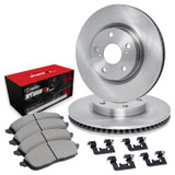 R1 Concepts WFUH1-75028 - Brake Rotor- Blank with Optimum Oe Pads & Hdw