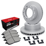 R1 Concepts WFUH1-99529 - Brake Rotor- Blank with Optimum Oe Pads & Hdw