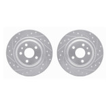 R1 Concepts WGPN1-27044 - Brake Rotor- D/S - Silver