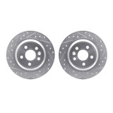 R1 Concepts WGPN1-27042 - Brake Rotor- D/S - Silver