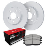 R1 Concepts WJUN1-63013 - Brake Rotor- Carbon Coated with Optimum Oe Pads