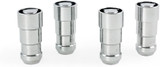 Gorilla Automotive 66641 - Gorilla Guard Lock Set Duplex Acorn 3/4"&13/16" Dual Hex 14x1.5 Chrome Set of 4