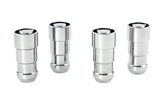 Gorilla Automotive 66691 - Gorilla Guard Lock Set Duplex Acorn 3/4"&13/16" DualHex 9/16"-18 Chrome Set of 4