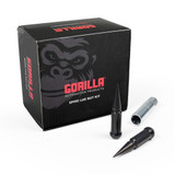 Gorilla Automotive SPK6-14150B - Small Diam Spline Spike Lug Nuts 13/16" & 7/8" Key 14mm x 1.50 Black Set of 24 Gorilla Automotive SPK6-14150B - Small Diam Spline Spike Lug Nuts 13/16" & 7/8" Key 14mm x 1.50 Black Set of 24