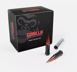 Gorilla Automotive SSPK5-12150RD - Small Diam Spline Short Spike Lugs 3/4" & 13/16" Key 12mmx1.50 Blue Set of 20