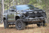 Fab Fours TB24-03-1 - Hybrid Front Bumper; 2 Stage Matte Black Powder Coated; w/No Guard; Non-Winch;