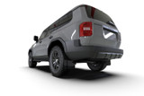 Rally Armor MF138-UR-BLK-DGRY - 22-25 Toyota Land Cruiser Black UR Mud Flap Dark Grey Logo