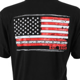Simpson Safety 44018S - Simpson Racing USA Flag T-Shirt