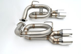 Invidia HS22SW4AT4SSL - 22+ Subaru WRX Twin Loop 3.5in. Single Layer S.S Tip Axle-Back Exhaust