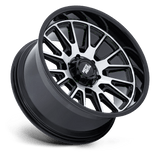Moto Metal MO814BD20105018N - Mo814 Tekton 20X10 Gloss Black W/ Machined Face