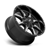 Moto Metal MO97078055350 - 17X8 Gloss Black Machined Face
