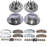 PowerStop K9226-36 - Z36 Truck and SUV Carbon-Fiber Ceramic Brake Pad and Drilled/Slotted Rotor Kit