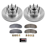 PowerStop KOE9177 - OE Stock Replacement Low-Dust Ceramic Brake Pad and Rotor Kit