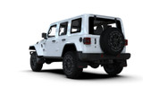 Rally Armor MF124-UR-BLK-RD - 2018+ Jeep Wrangler Rubicon JL Black UR Mud Flap w/ Red Logo
