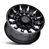 Black Rhino Wheels 2090MSN025140M78 - Mission 20X9 Matte Black W/ Machined Tint