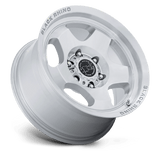 Black Rhino Wheels BR031SD17806820 - Br031 Sol 17X8 Gloss Silver W/ Machined Face