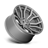 Fuel Wheels D71324201747 - Aluminum Wheels 24X12 Rage Platinum D713 8 On 170 Brushed Gunmetal Gray Tinted Clear 125.1 Bore -44 Offset Fuel Off Road Wheels