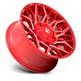 Fuel Wheels D77120909850 - Aluminum Wheels 20X9 Twitch D771 6 On 135/6 On 139.7 Candy Red Milled 106.1 Bore 1 Offset Fuel Off Road Wheels