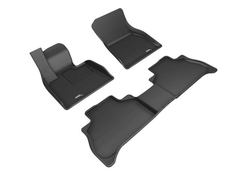 3D MAXpider L1BM10201509 - 2019-2020 BMW X5 (G05) Kagu 1st & 2nd Row Floormats - Black