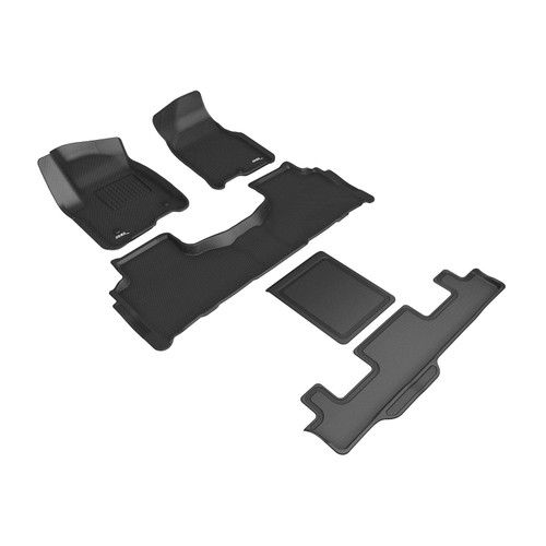 3D MAXpider L1GM03001509 - 21-24 GMC Yukon 7-Seat Kagu Black R1 R2 R3