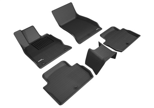 3D MAXpider L1KA04601509 - 2018-2020 Kia Stinger Rwd Kagu 1st & 2nd Row Floormats - Black