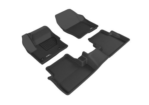 3D MAXpider L1LC00701509 - 2015-2016 MKC Kagu 1st & 2nd Row Floormats - Black