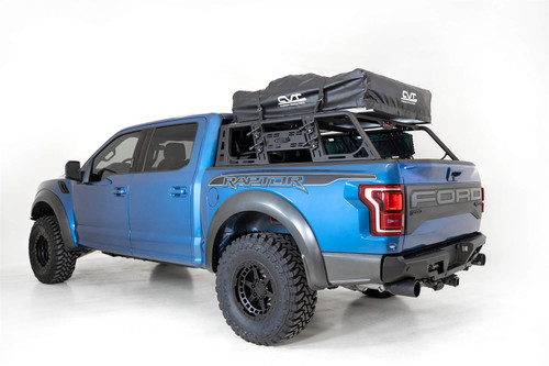 Addictive Desert Designs C118822000103 - 2015+ Ford F-150 Overlander Chase Rack w/ 3rd Brake Light - Hammer Black