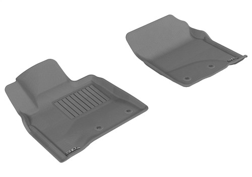 3D MAXpider L1LX03711501 - KAGU Floor Mat; Gray; 2 pc.; Front; 3D MAXpider L1LX03711501 - KAGU Floor Mat; Gray; 2 pc.; Front;