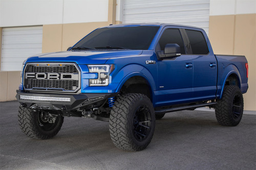 Addictive Desert Designs F151192860103 - 15-17 Ford F-150 EcoBoost Stealth Fighter Front Bumper