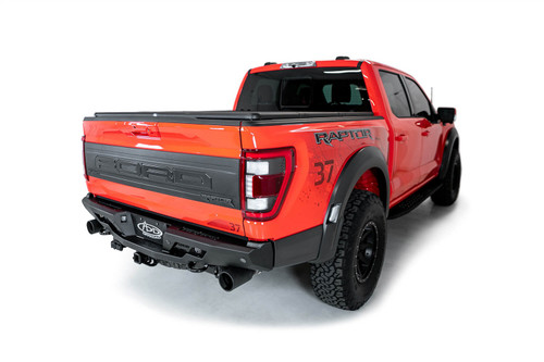 Addictive Desert Designs R210081090103 - 2022+ Ford Raptor Stealth Fighter R Bumper w/ 2 Cube Lights - Hammer Black