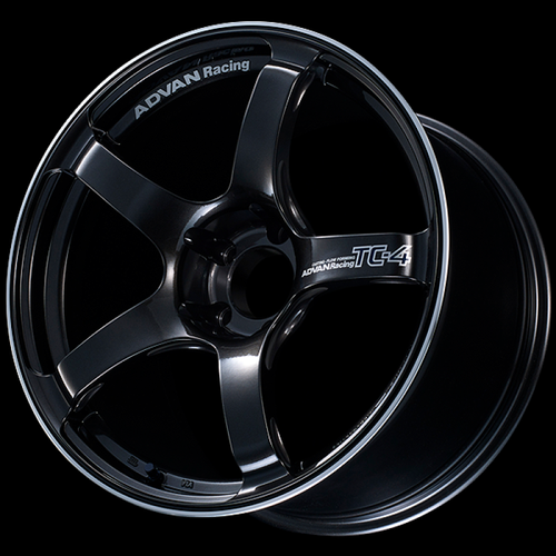 Advan YAD8K25EBGR - TC4 18x10 +25 5-114.3 Racing Black Gunmetallic & Ring Wheel