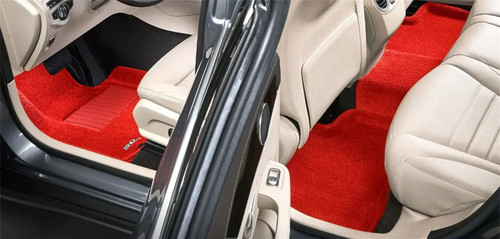 3D MAXpider L1TL02604003 - PREMIUM Floor Mat; Red; 3 pc.; 2 pc. Front Row; 1 pc. 2nd Row;