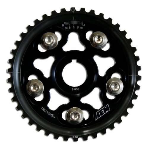 AEM 23-801BK - 92-01 Honda Prelude Si VTEC/ Base & SH True Black Tru-Time Cam Gear