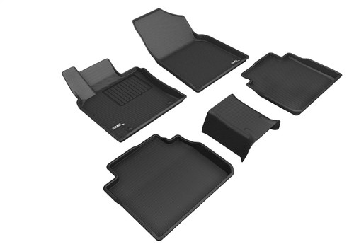3D MAXpider L1TY24501509 - 2019-2020 Toyota Avalon Kagu 1st & 2nd Row Floormats - Black
