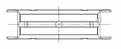 ACL 5M8309HOS2-.025 - Subaru EJ20/EJ22/EJ25 (For Thrust in #5 Position) 0.027mm Oversized High Performance Main Bearin