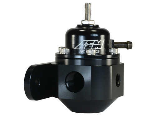 AEM 25-302BK - Universal Black Adjustable Fuel Pressure Regulator