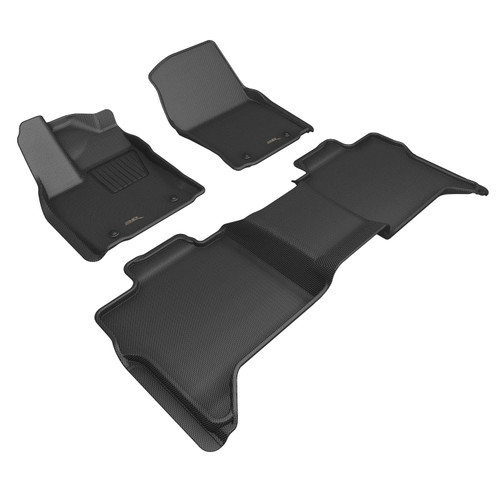 3D MAXpider L1TY28801509 - 2022+ Toyota Tundra Crew Max Kagu 1st & 2nd Row Floor Liner - Black