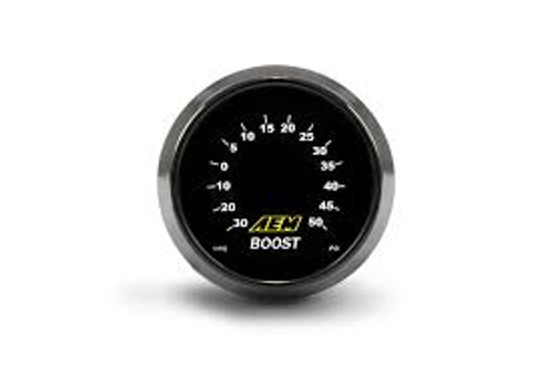 AEM 30-4408 - 52mm Boost Digital Gauge -30-50psi AEM 30-4408 - 52mm Boost Digital Gauge -30-50psi