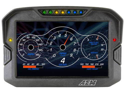 AEM 30-5700 - CD-7 Non Logging Race Dash Carbon Fiber Digital Display (CAN Input Only)