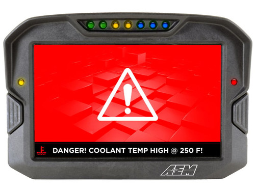 AEM 30-5700 - CD-7 Non Logging Race Dash Carbon Fiber Digital Display (CAN Input Only)
