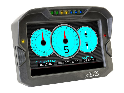 AEM 30-5700 - CD-7 Non Logging Race Dash Carbon Fiber Digital Display (CAN Input Only)