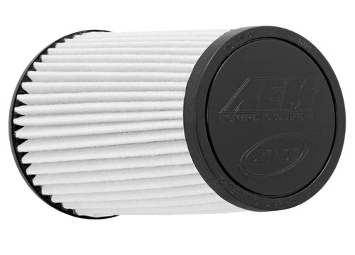 AEM Induction 21-2029BF - AEM Dryflow Conical Air Filter 2.75in Flange ID / 6in Base OD / 5.125in Top OD / 9.125in Height